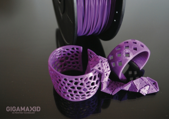 3d printed with purple PLA filament http://goo.gl/eHuKrM